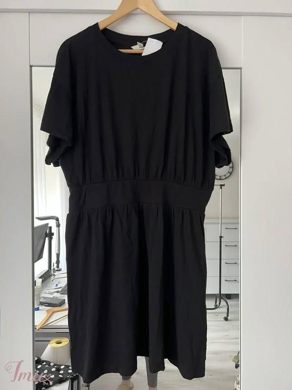 imusau.lt | parduodama H*M firmos medviln suknele - 8eu 48\50d - krut 130+, klub 140+, ilgis 96cm, coton