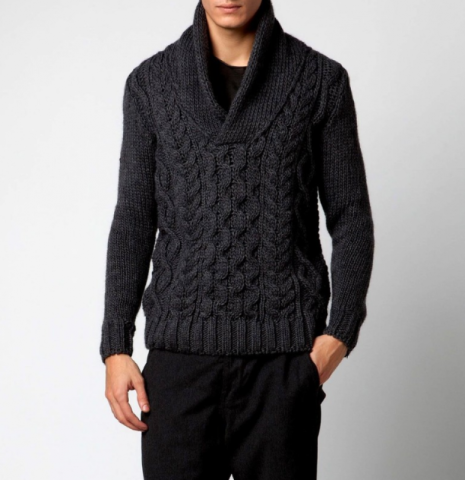 imusau.lt | parduodama zara juodas stambaus pynimo zieminis megztukas