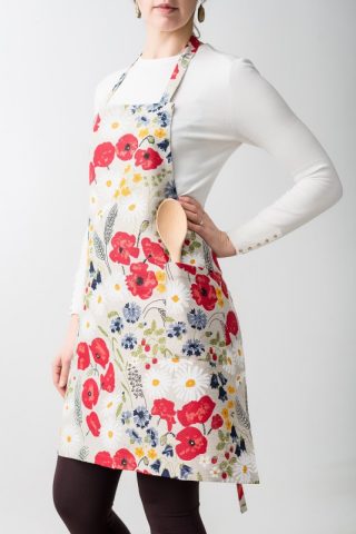 imusau.lt | parduodama Lininė prijuostė "Gėlėta pieva"