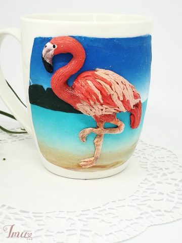 imusau.lt | parduodama puodelis su flamingu