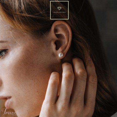 imusau.lt | listing 925 prabos sidabriniai auskarai su natūraliais perlais, 8mm