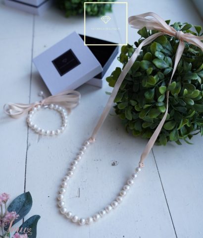 imusau.lt | listing Natūralių perlų vėrinys su juostele