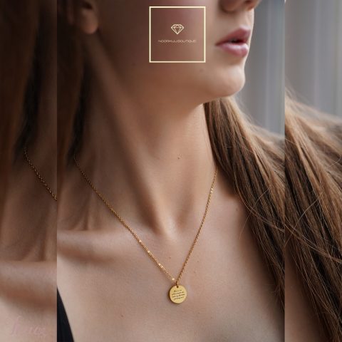 imusau.lt | parduodama Stilingas paauksuotas pakabukas su jūsų pageidavimu išgraviruotu tekstu