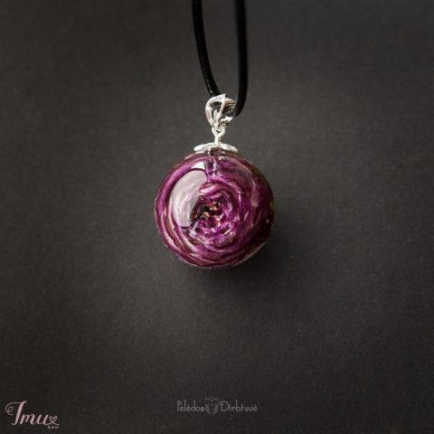 imusau.lt | parduodama Pakabukas "Bijūninė Rožė" (30mm)