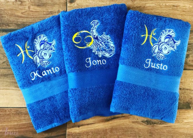 imusau.lt | listing Rankšluostis su vardu ir zodiako ženklu