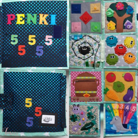 imusau.lt | parduodama Rankų darbo lavinamoji knygelė "PENKI"