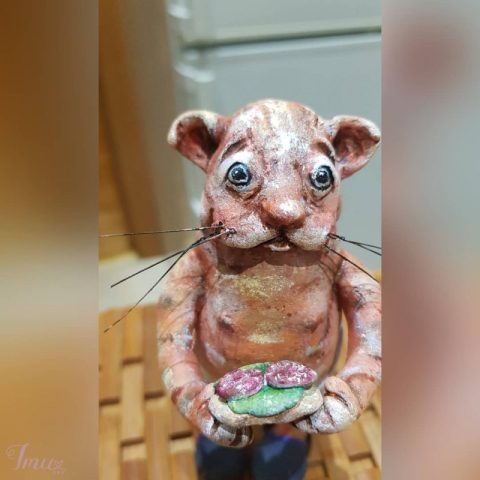 imusau.lt | parduodama Autorinė lėlė katinas Karantinukas