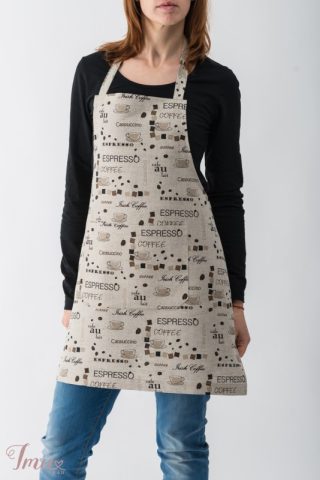 imusau.lt | parduodama Lininė prijuostė "Kava"