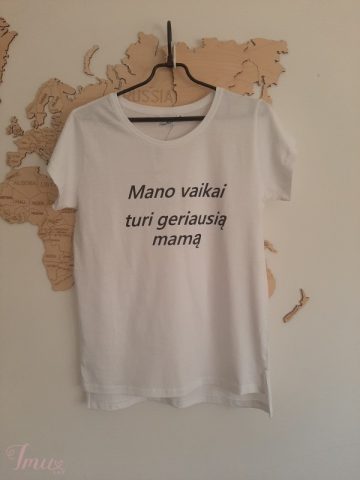 imusau.lt | listing Nugaroje prailginti marškinėliai