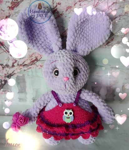 imusau.lt | parduodama Lavandinė pliušinė Zuikutė