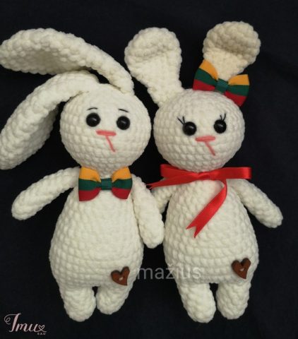 imusau.lt | listing Rankų darbo zuikiai su lietuviška atributika