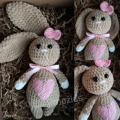 imusau.lt | listing Zuikis nulėpausis su širdelės aplikacija