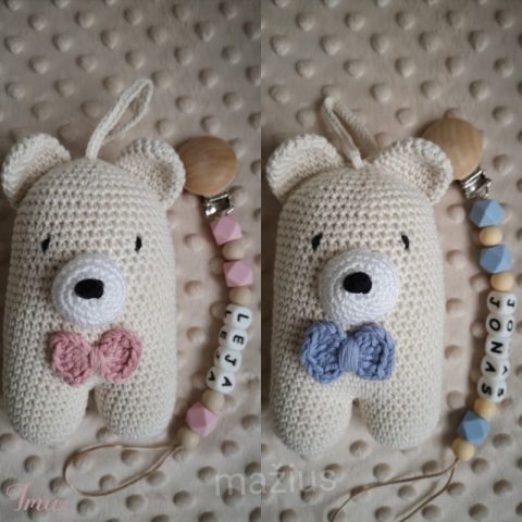 imusau.lt | listing Vardinis čiulptuko laikiklis + žaisliukas