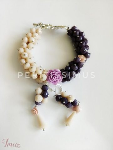 imusau.lt | parduodama Apyrankė + auskarai “vasara”