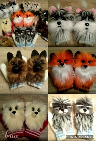 imusau.lt | listing Pirštinės su rankų darbo dekoracijomis