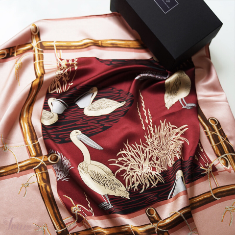 imusau.lt | parduodama 100% šilkinė skarelė (70x70 cm)