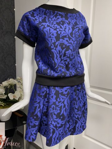 imusau.lt | parduodama Stilingas mėlynas kombo iš sijono ir topo