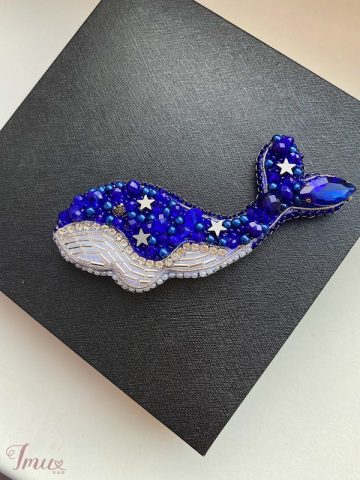 imusau.lt | parduodama Rankų darbo sagė banginis 🐋