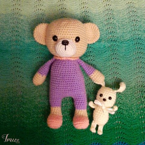 imusau.lt | listing Nertas žaislas meškis su kiškučiu