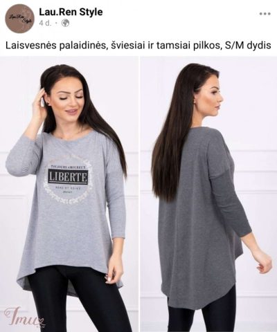 imusau.lt | parduodama Laisvo stiliaus marškinėliai