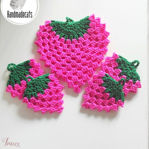 imusau.lt | listing Nertas stalo padėklų rinkinys UOGA, 5 vnt.