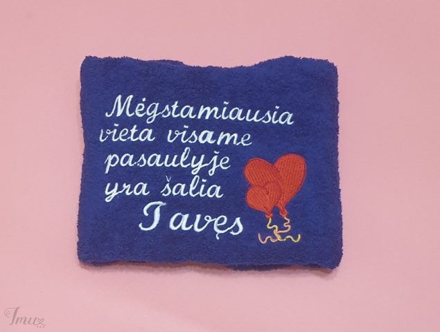 imusau.lt | listing Siuvinėtas rankšluostis