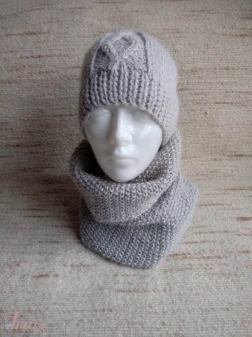 imusau.lt | listing Šviesiai pilka mova ir kepurė