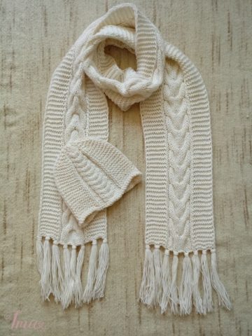 imusau.lt | listing Baltas šalikas ir kepurė