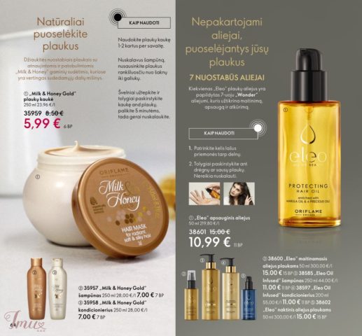 imusau.lt | parduodama Plaukų kaukė pienas ir medus