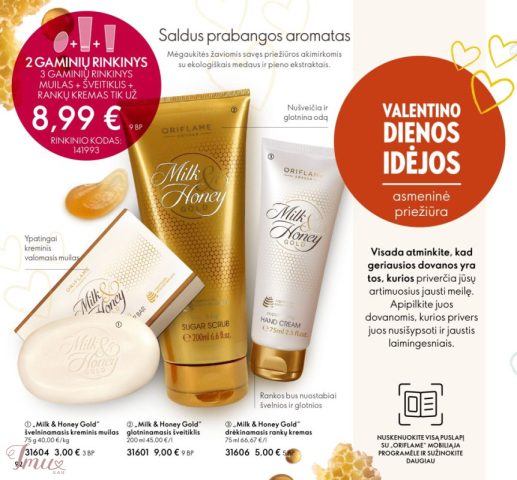 imusau.lt | listing Kūno šveitiklis pienas ir medus