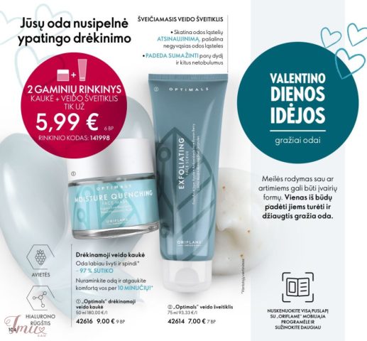 imusau.lt | parduodama Drėkinamoji veido kaukė