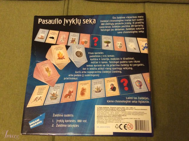 imusau.lt | listing Stalo žaidimas “Pasaulio įvykiu seka,,.
