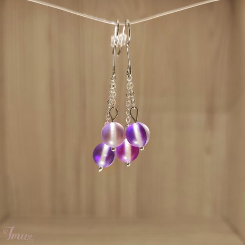 imusau.lt | parduodama Auskarai su "rūko" rutuliukais