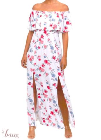 imusau.lt | parduodama Stilinga gėlėta maxi suknelė