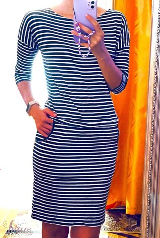 imusau.lt | parduodama Stilinga dryžuota suknelė