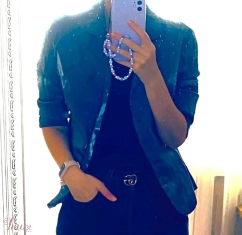 imusau.lt | parduodama Stilingas metallic švarkelis