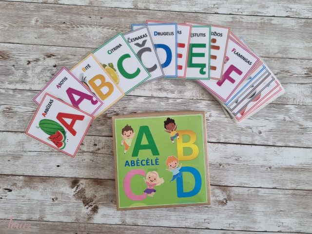 imusau.lt | listing Laminuotos kortelės abėcėlė užduotėlės