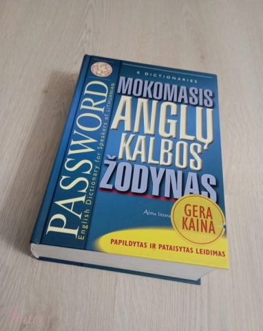 imusau.lt | listing Mokomasis anglų kalbos žodynas
