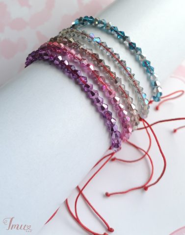 imusau.lt | listing Raudono siūlo apyrankės 4 mm