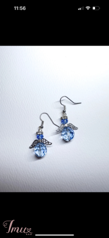 imusau.lt | listing Rankų darbo auskariukai ,,Angelas”