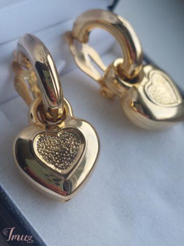 imusau.lt | parduodama klipsai širdutės