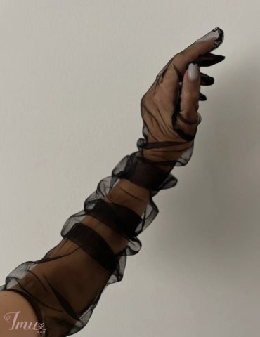 imusau.lt | parduodama Juodos tiulio pirštinės