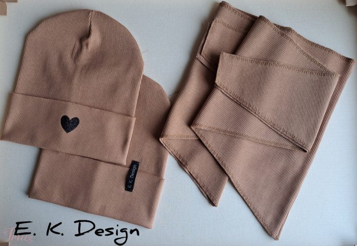 imusau.lt | listing Rib medvilninio trikotažo kepurė su kaklaskare