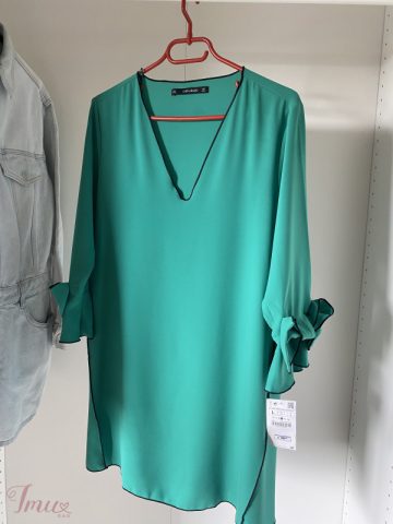 imusau.lt | parduodama Nauja žalia suknele su kaspinais