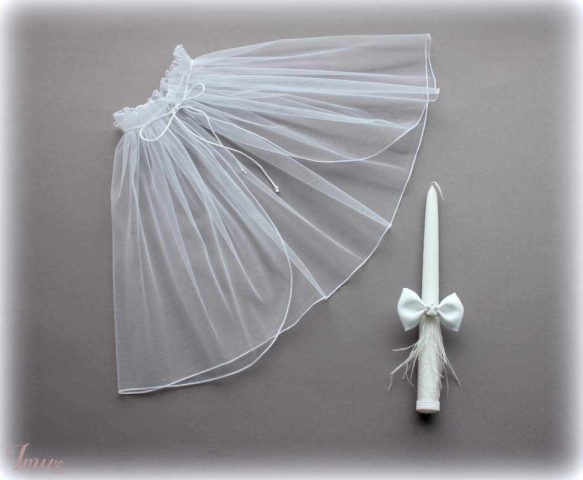 imusau.lt | listing Krikšto skraistė ir krikštynų žvakė