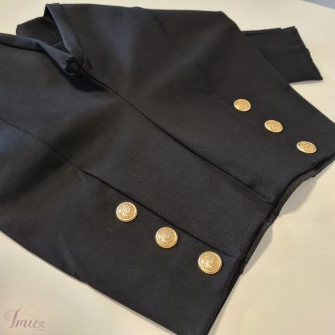 imusau.lt | parduodama Juodos H&M tamprės su auksinėmis sagutėmis