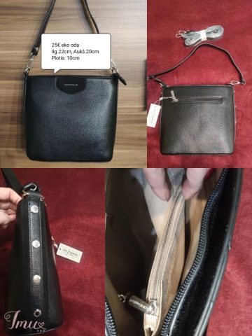 imusau.lt | parduodama Eko odos rankinė turi ilgą ir trumpą rankenas