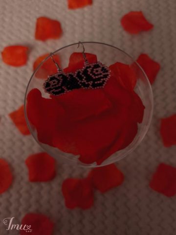 imusau.lt | parduodama Rankų darbo auskariukai "Rožytes"