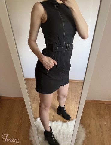 imusau.lt | listing Juoda džinsinė suknelė