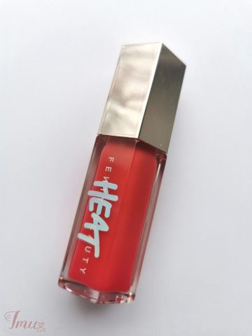 imusau.lt | parduodama Fenty Heat Lip Luminizer Plumper - 01 Hot Cherry raudonas lūpų blizgis dažai putlintojas